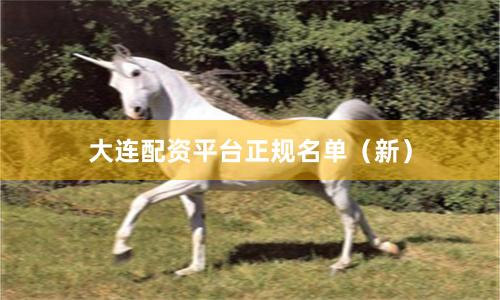 大连配资平台正规名单（新）
